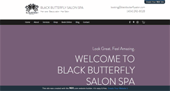 Desktop Screenshot of blackbutterflysalon.com